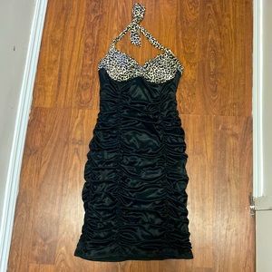 Le chateau silky halter dress